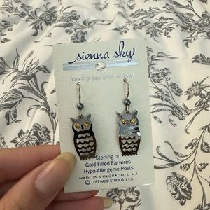 Sienna Sky Owl Earrings